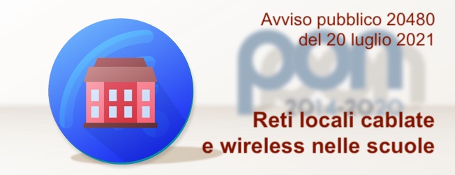 Immagine tasto per andare alla pagina Reti locali cablate e wireless